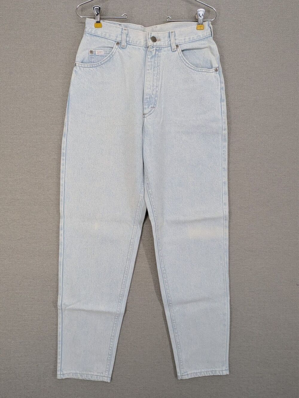 Lee Blue Jeans Size 10 Medium USA Vintage High Waisted Bleached Color -0325D178T